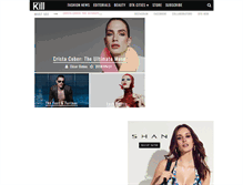 Tablet Screenshot of dresstokillmagazine.com